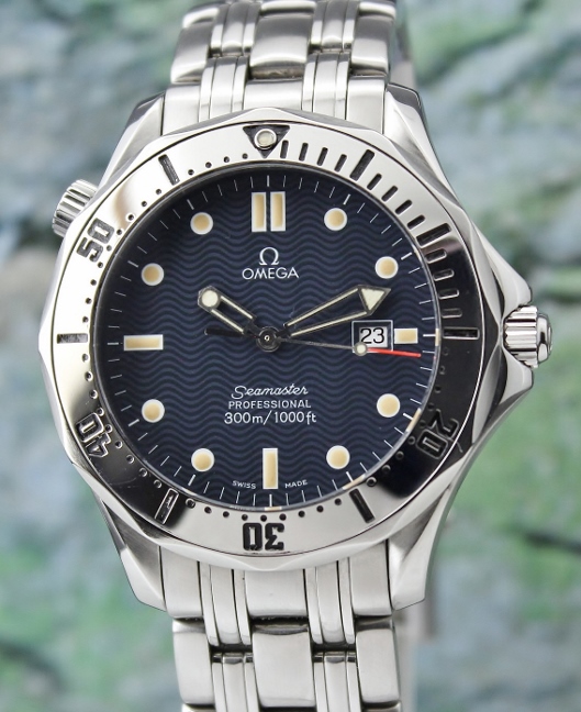 AN OMEGA JUMBO SIZE 42MM STAINLESS STEEL SEAMASTER